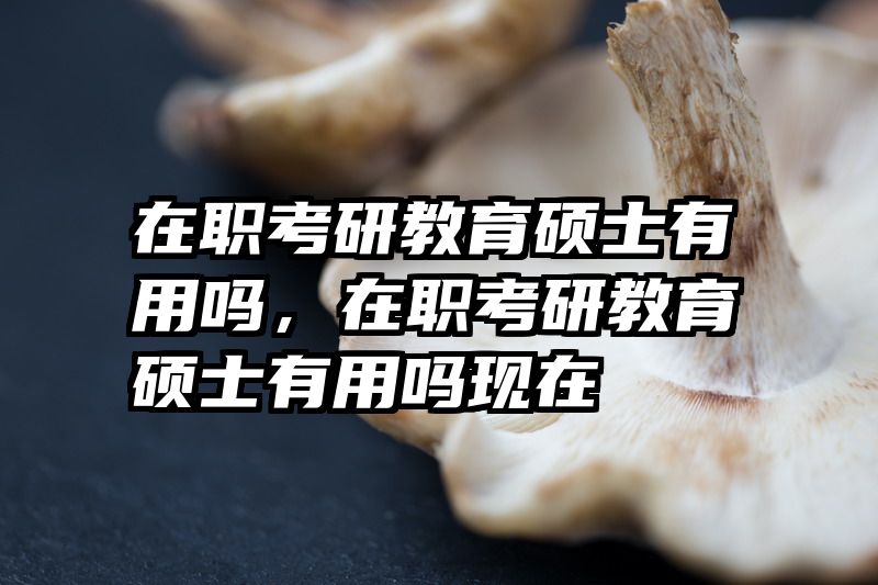 在职考研教育硕士有用吗，在职考研教育硕士有用吗现在