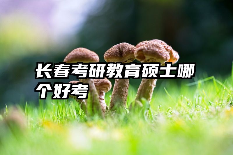 长春考研教育硕士哪个好考