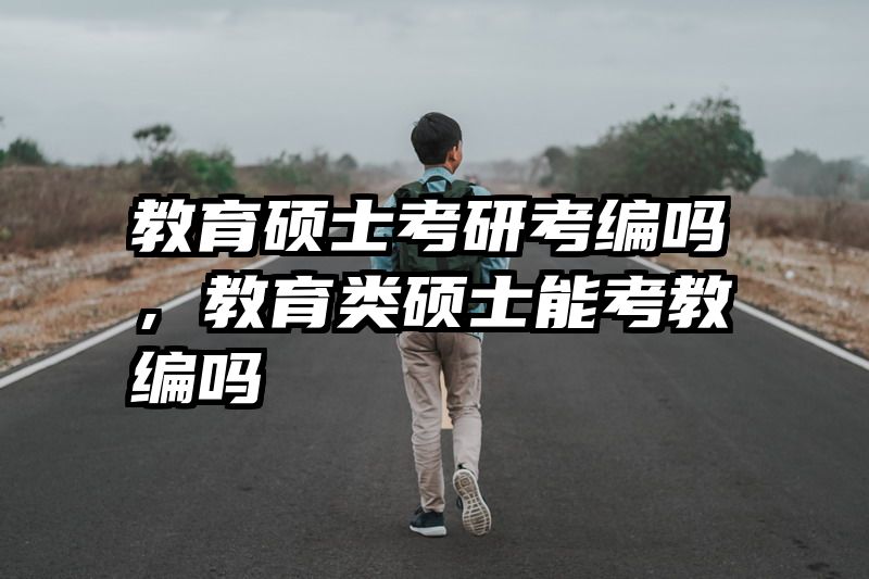 教育硕士考研考编吗，教育类硕士能考教编吗