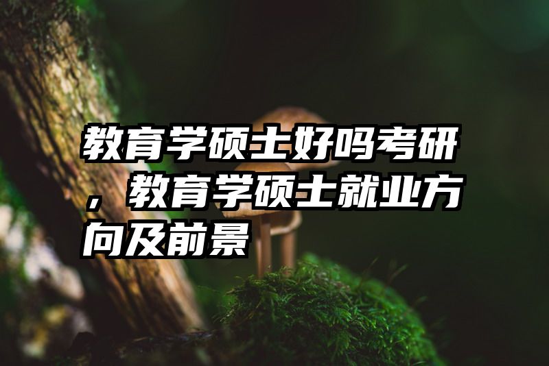 教育学硕士好吗考研，教育学硕士就业方向及前景